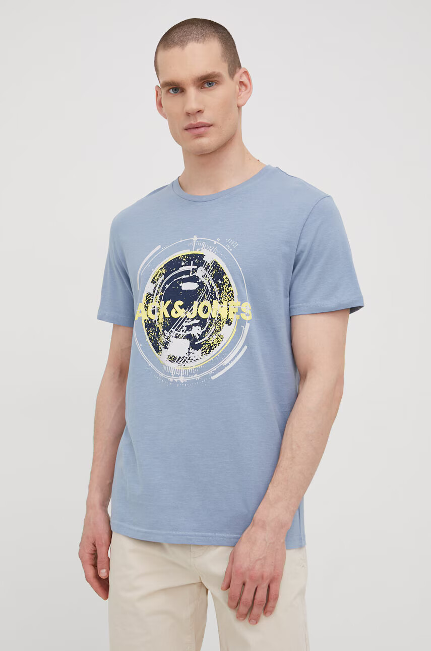 Jack & Jones Памучна тениска - Pepit.bg