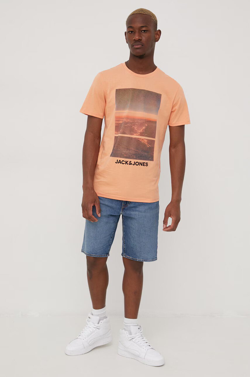 Jack & Jones Памучна тениска - Pepit.bg