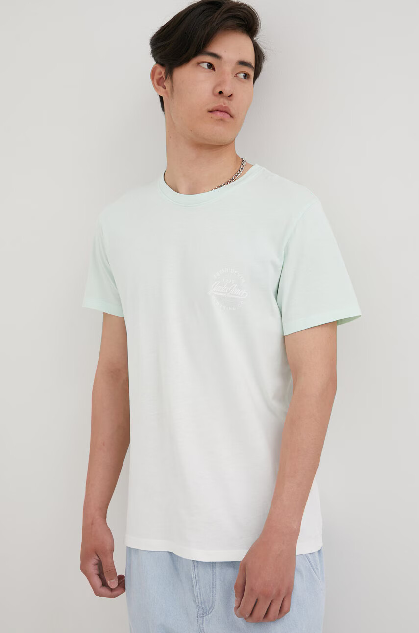 Jack & Jones Памучна тениска - Pepit.bg