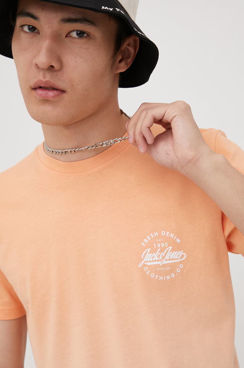 Jack & Jones Памучна тениска - Pepit.bg