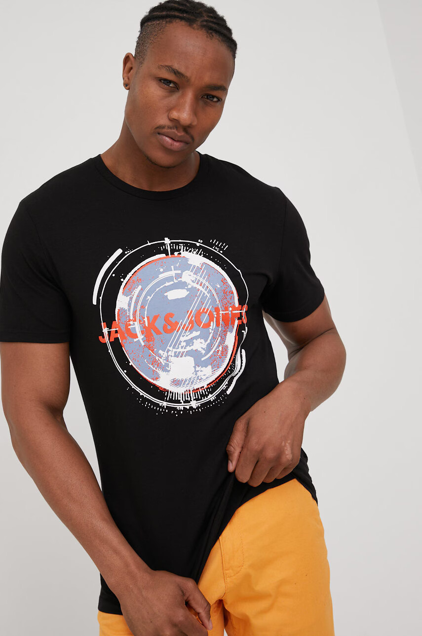 Jack & Jones Памучна тениска - Pepit.bg