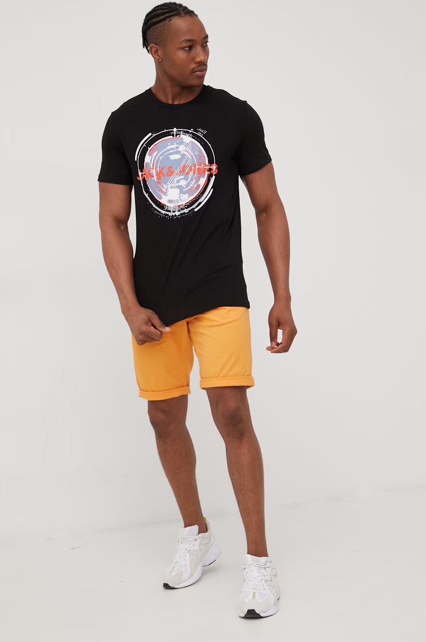 Jack & Jones Памучна тениска - Pepit.bg