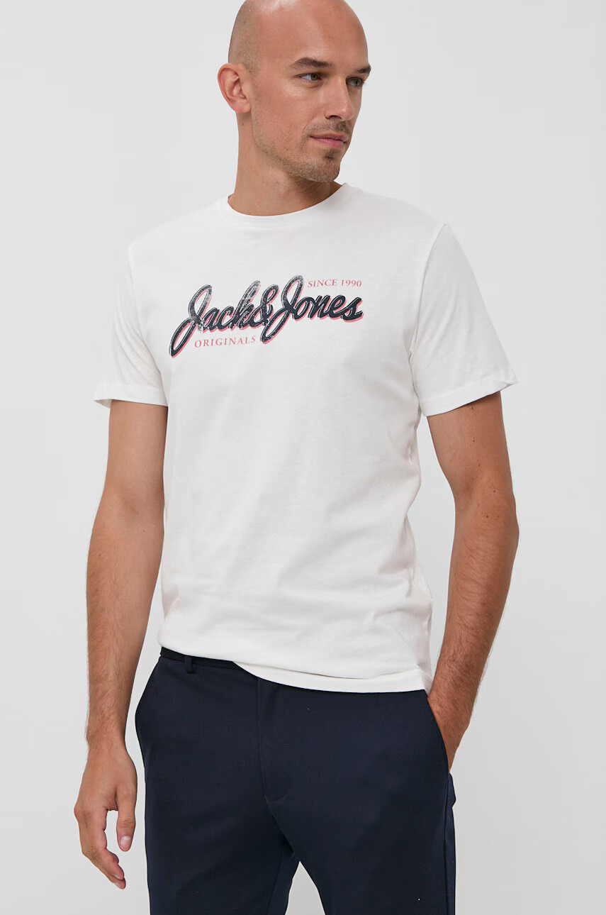 Jack & Jones Памучна тениска - Pepit.bg