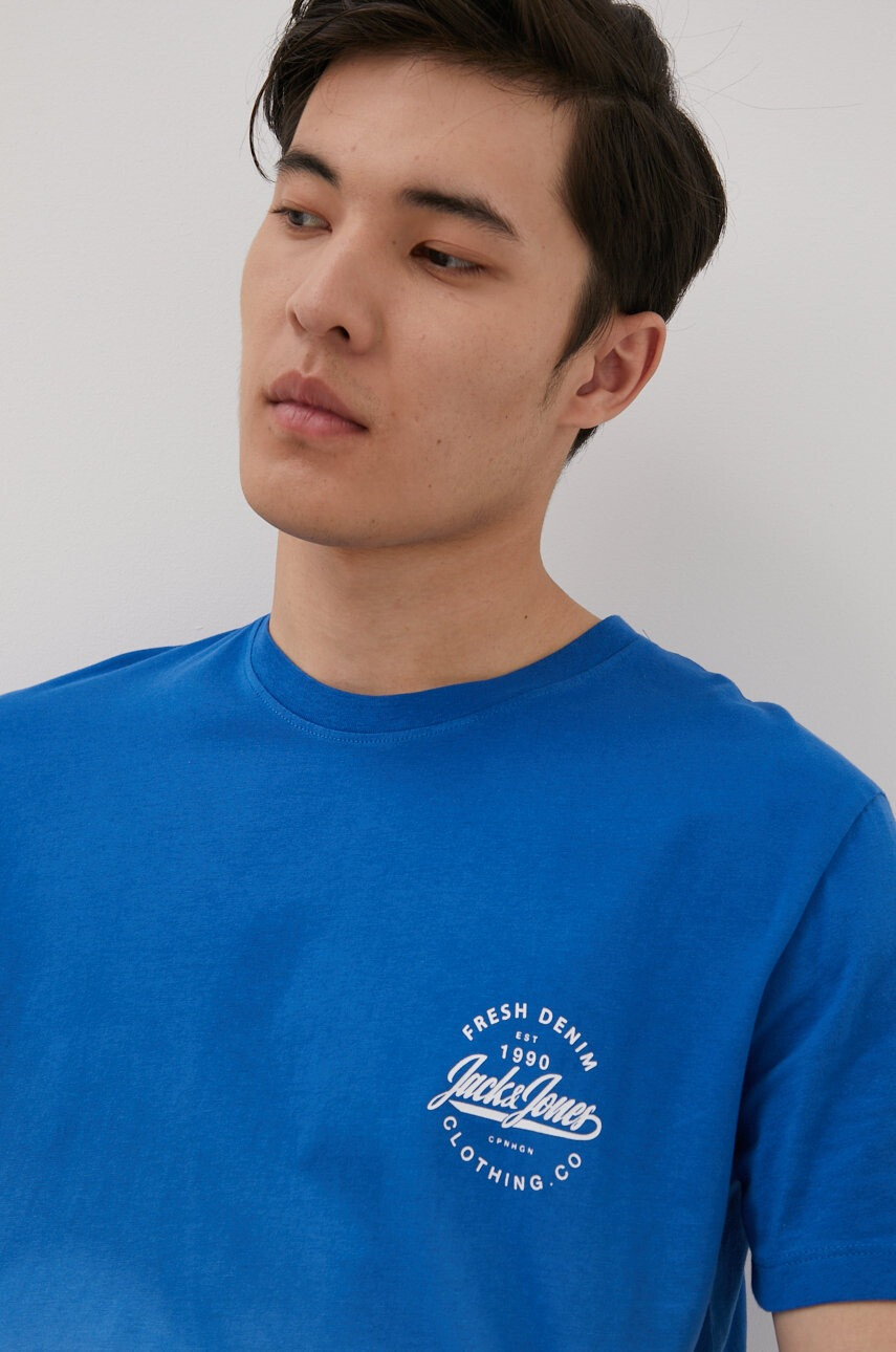 Jack & Jones Памучна тениска - Pepit.bg