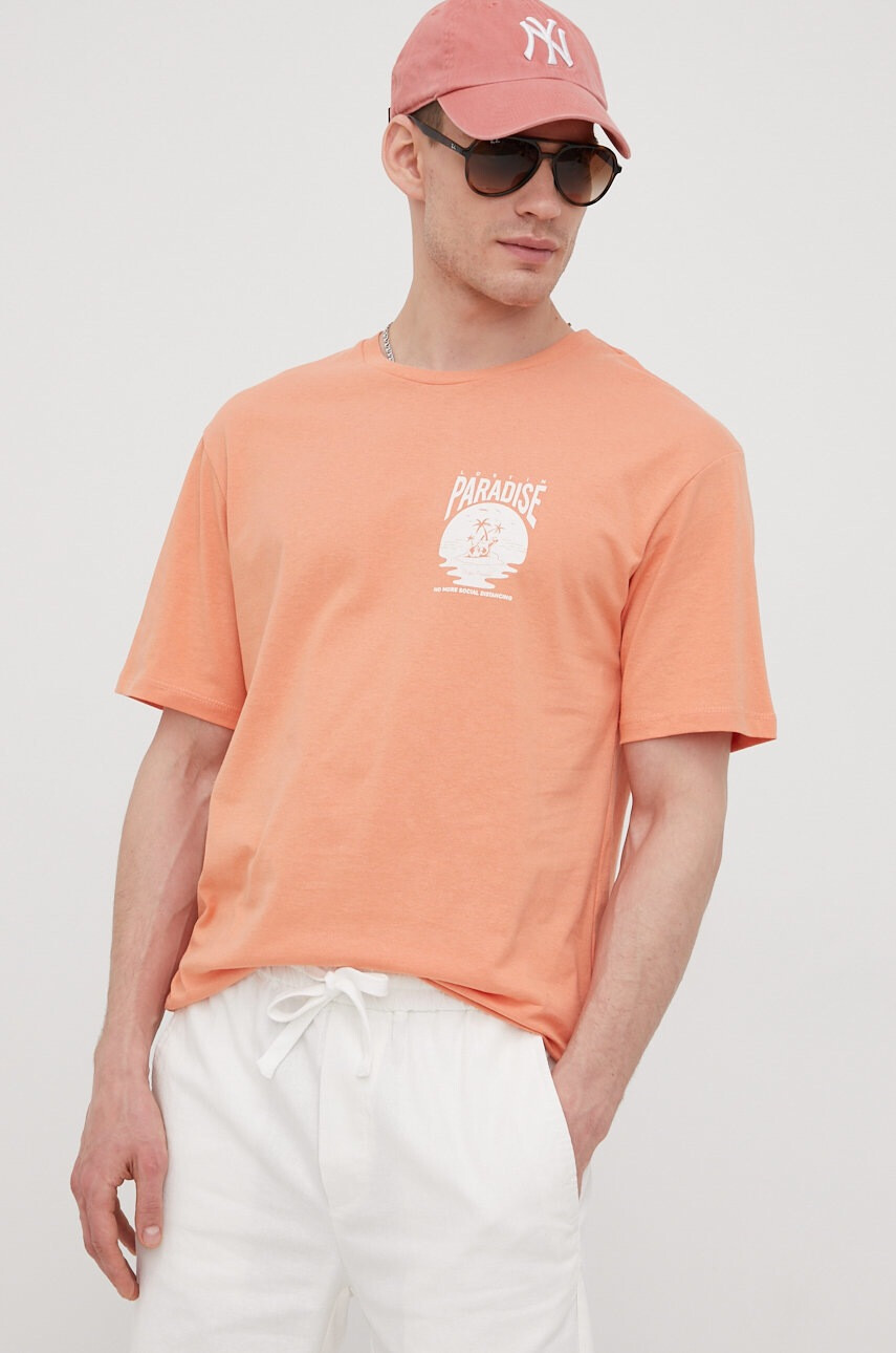 Jack & Jones Памучна тениска - Pepit.bg