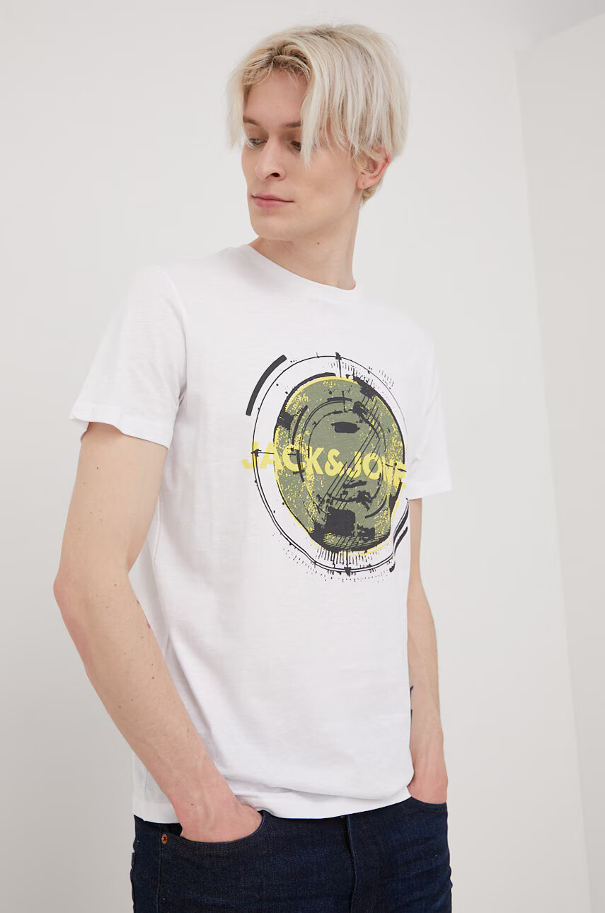 Jack & Jones Памучна тениска - Pepit.bg