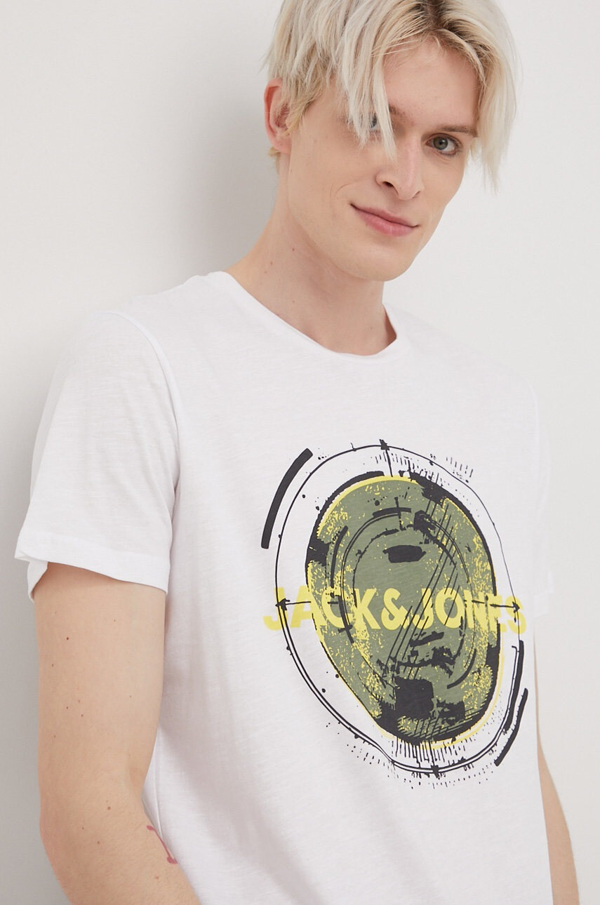 Jack & Jones Памучна тениска - Pepit.bg