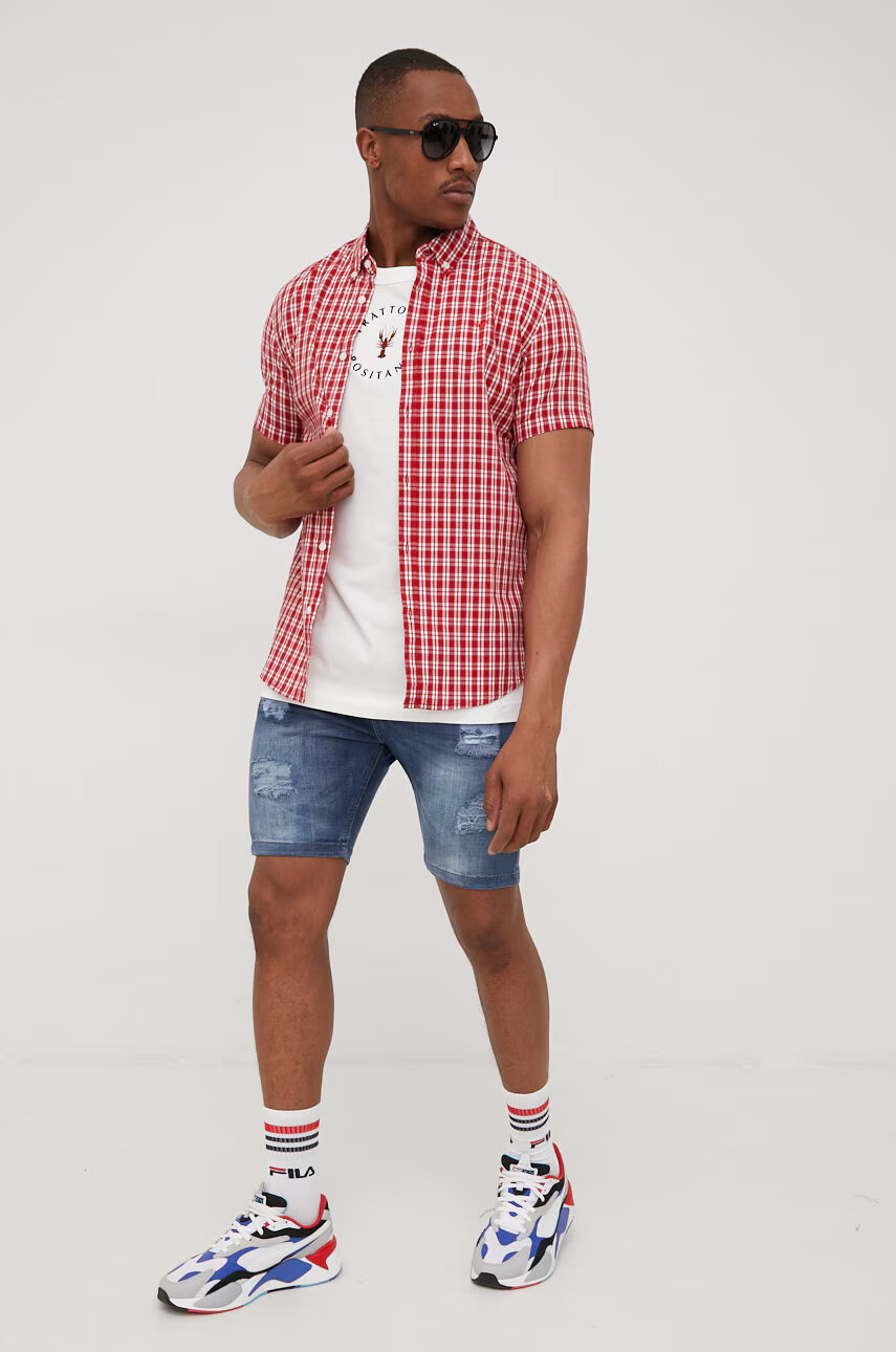 Jack & Jones Памучна тениска - Pepit.bg