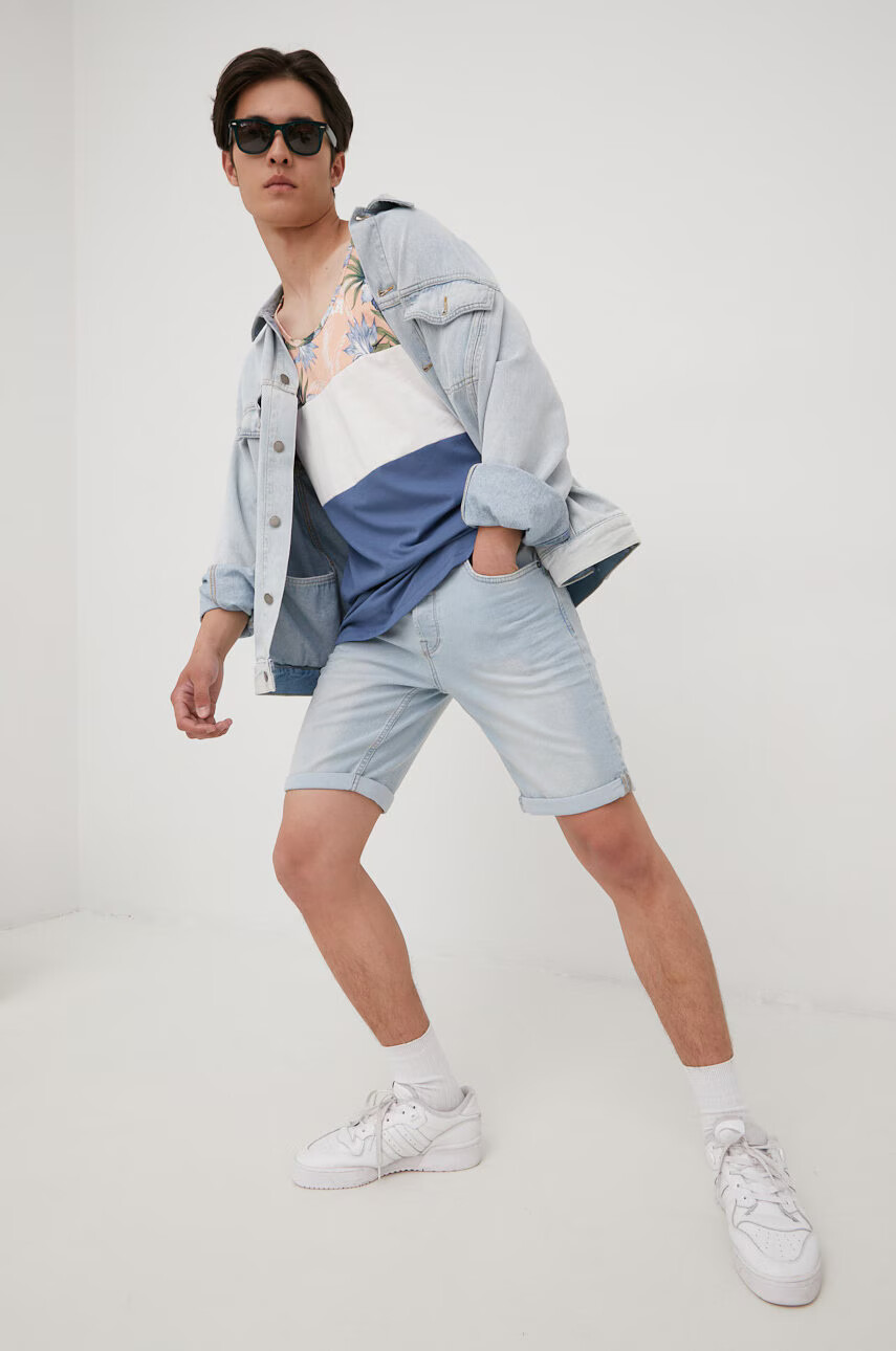 Jack & Jones Памучна тениска - Pepit.bg