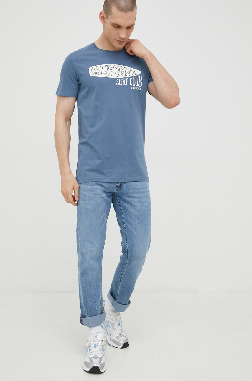 Jack & Jones Памучна тениска - Pepit.bg