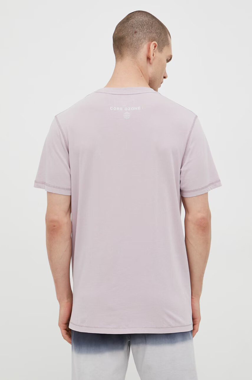 Jack & Jones Памучна тениска в лилаво с принт - Pepit.bg