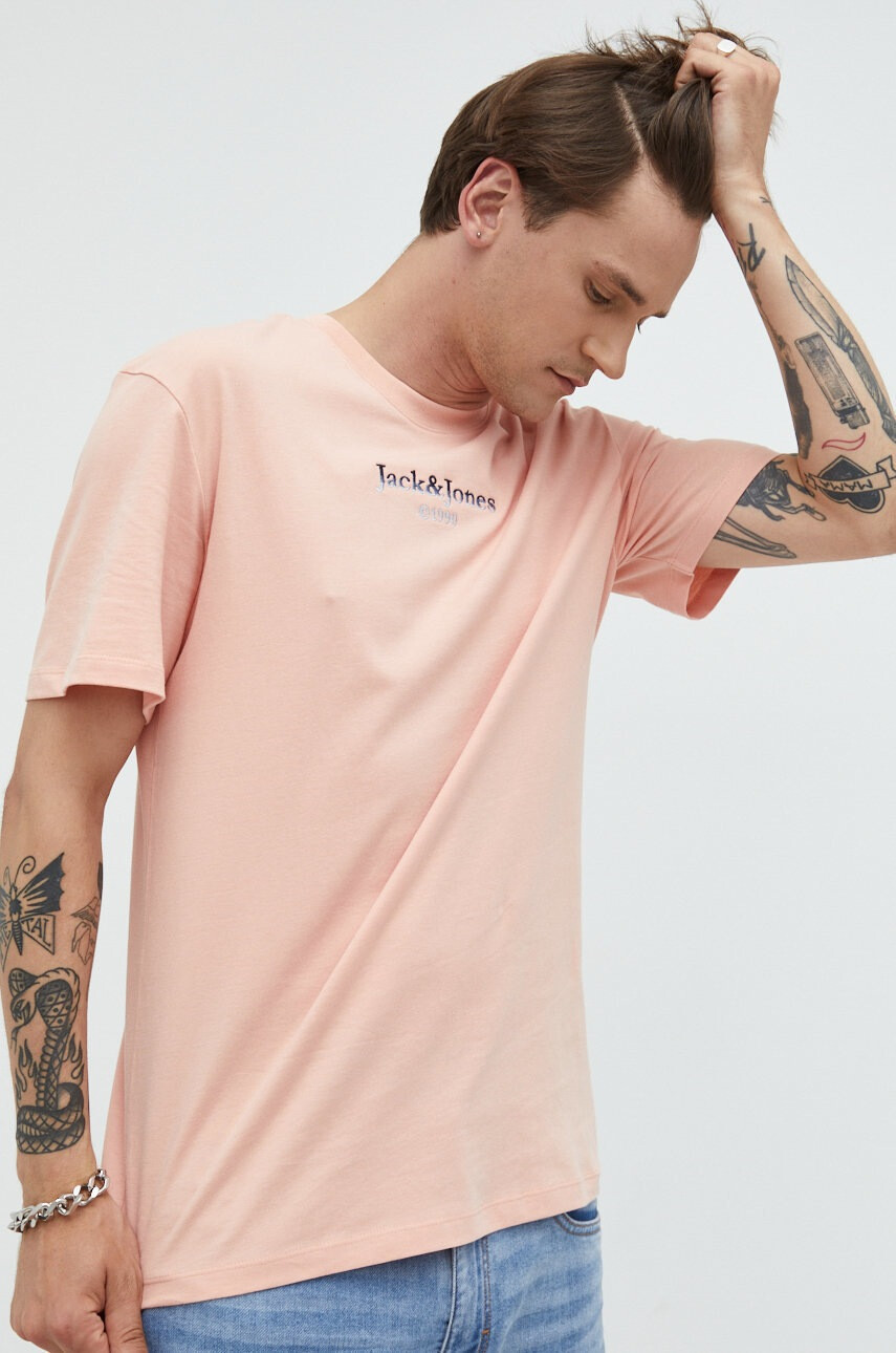Jack & Jones Памучна тениска - Pepit.bg