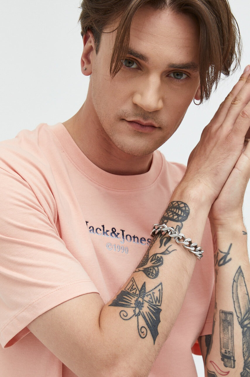 Jack & Jones Памучна тениска - Pepit.bg