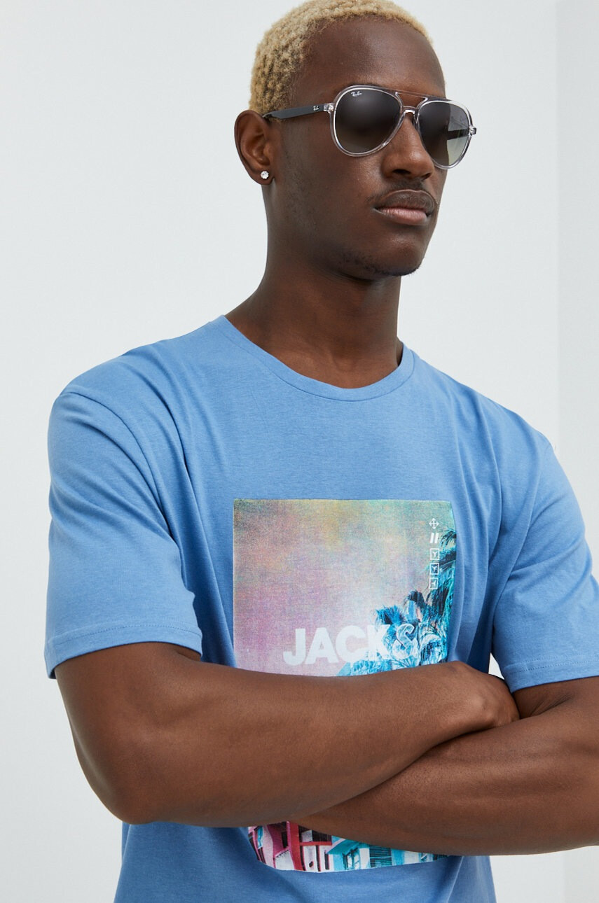Jack & Jones Памучна тениска - Pepit.bg
