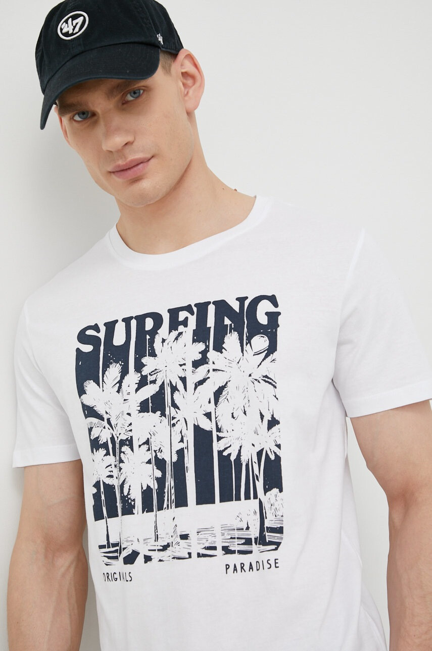 Jack & Jones Памучна тениска - Pepit.bg