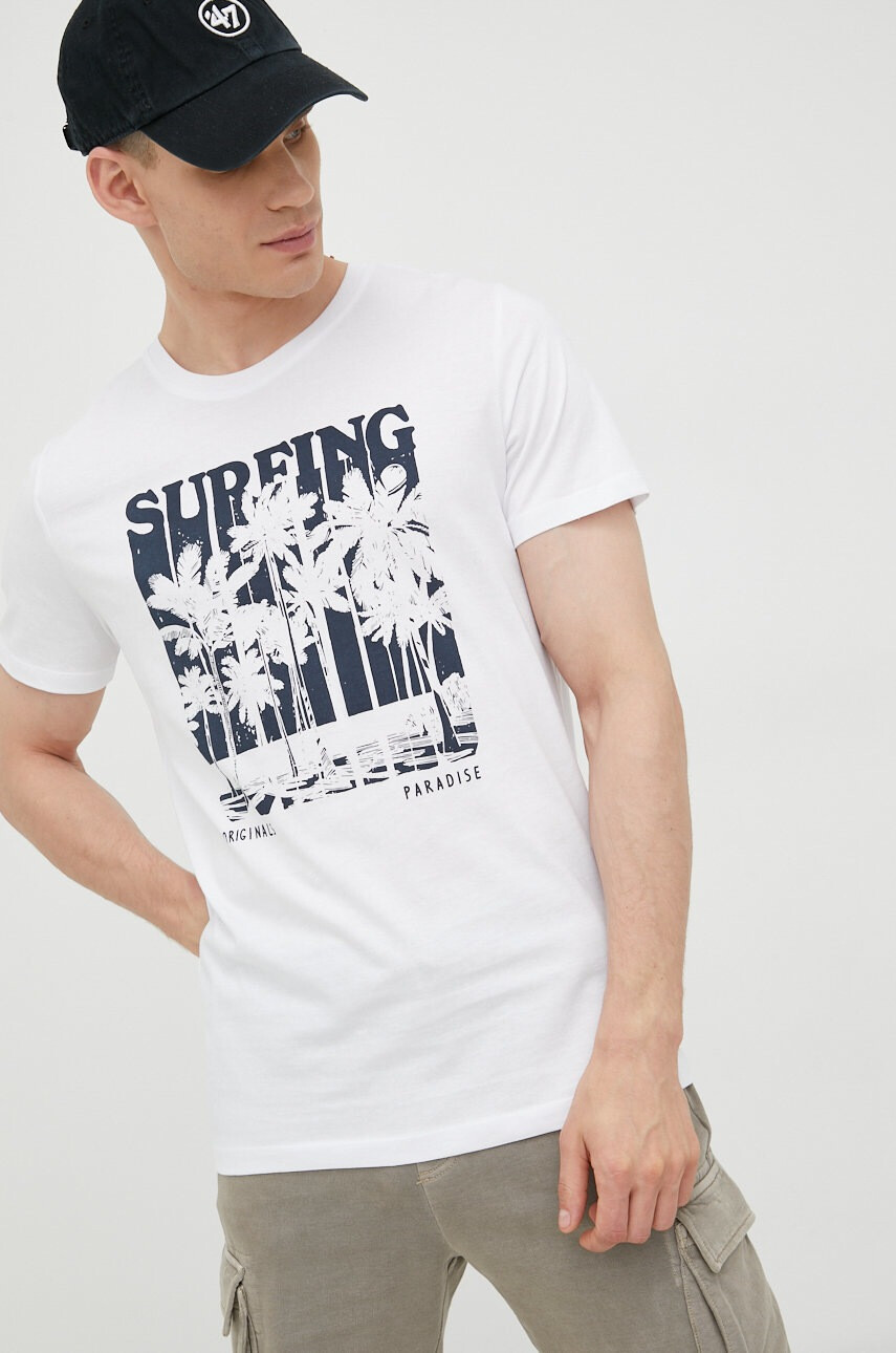 Jack & Jones Памучна тениска - Pepit.bg