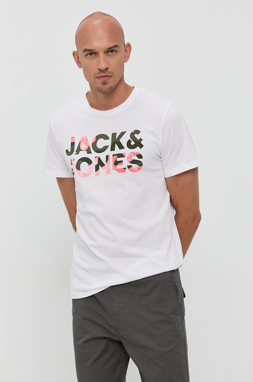 Jack & Jones Памучна тениска - Pepit.bg