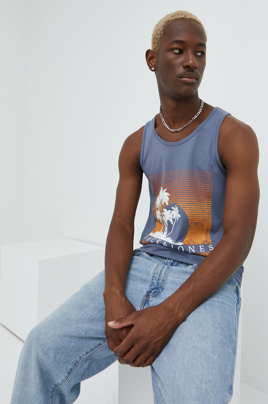 Jack & Jones Памучна тениска - Pepit.bg