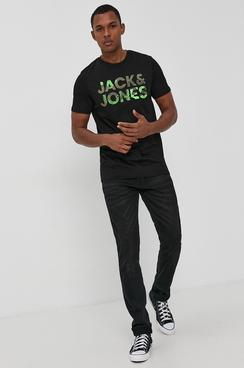 Jack & Jones Памучна тениска - Pepit.bg