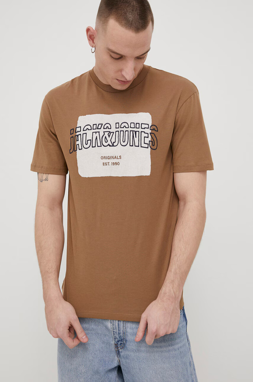 Jack & Jones Памучна тениска - Pepit.bg