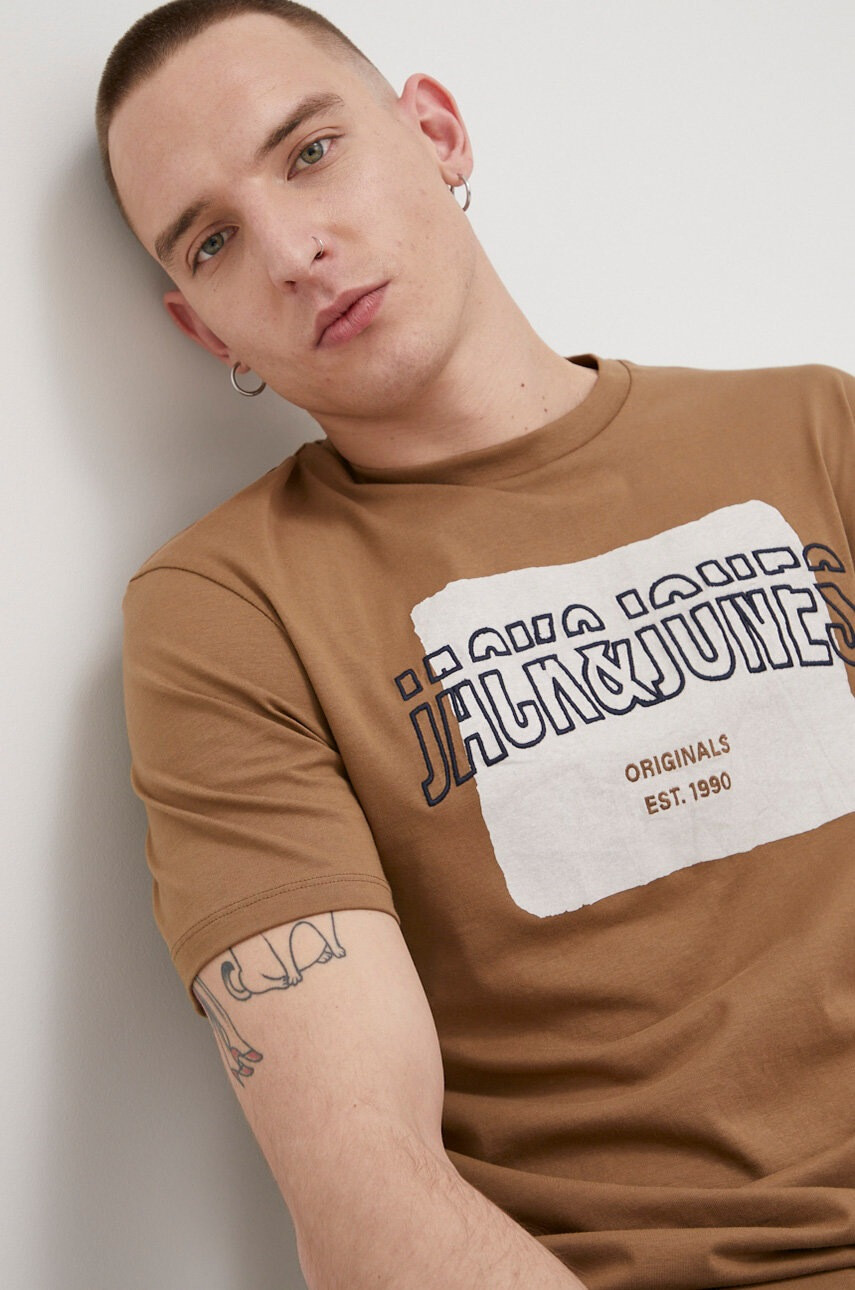 Jack & Jones Памучна тениска - Pepit.bg