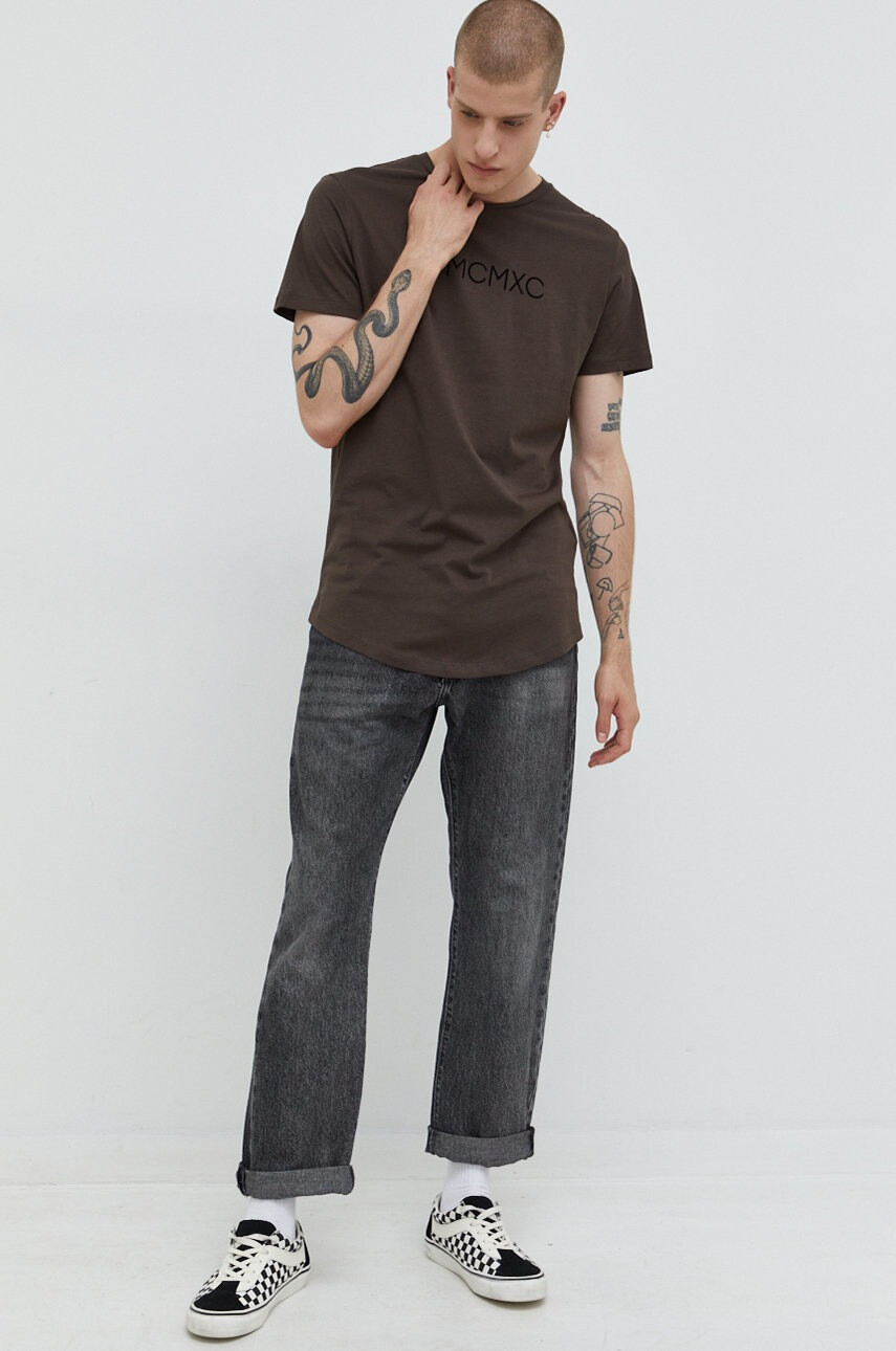 Jack & Jones Памучна тениска - Pepit.bg