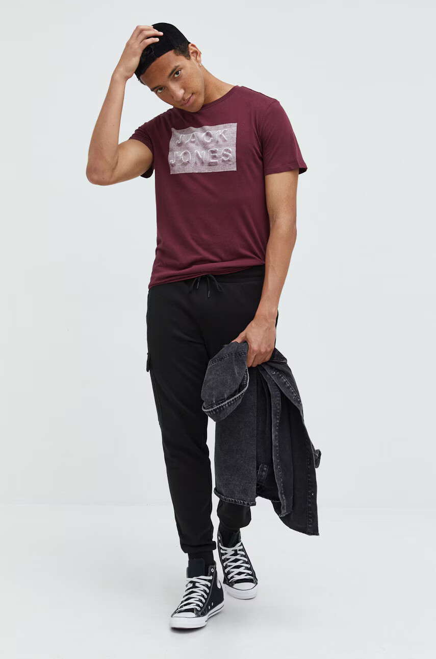 Jack & Jones Памучна тениска - Pepit.bg