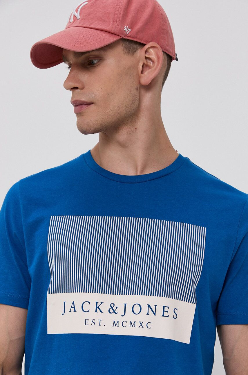 Jack & Jones Памучна тениска - Pepit.bg