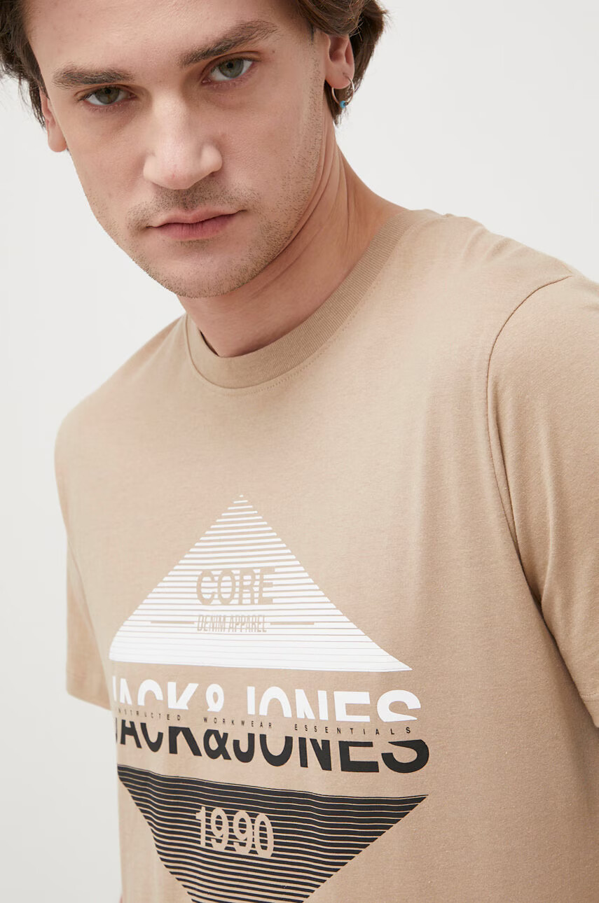 Jack & Jones Памучна тениска - Pepit.bg