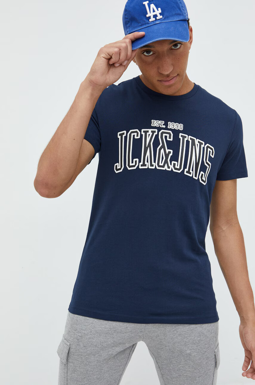 Jack & Jones Памучна тениска - Pepit.bg