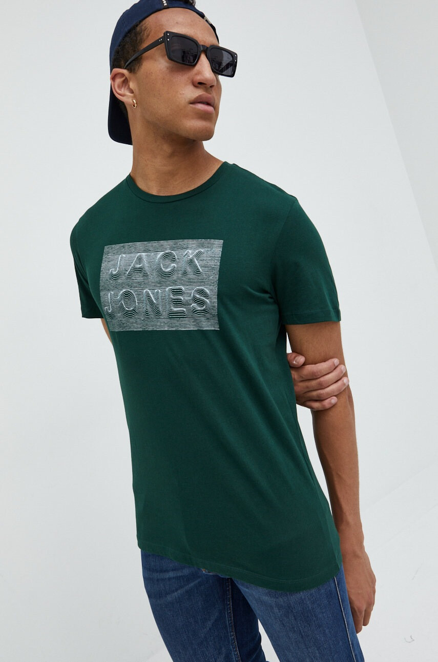Jack & Jones Памучна тениска - Pepit.bg
