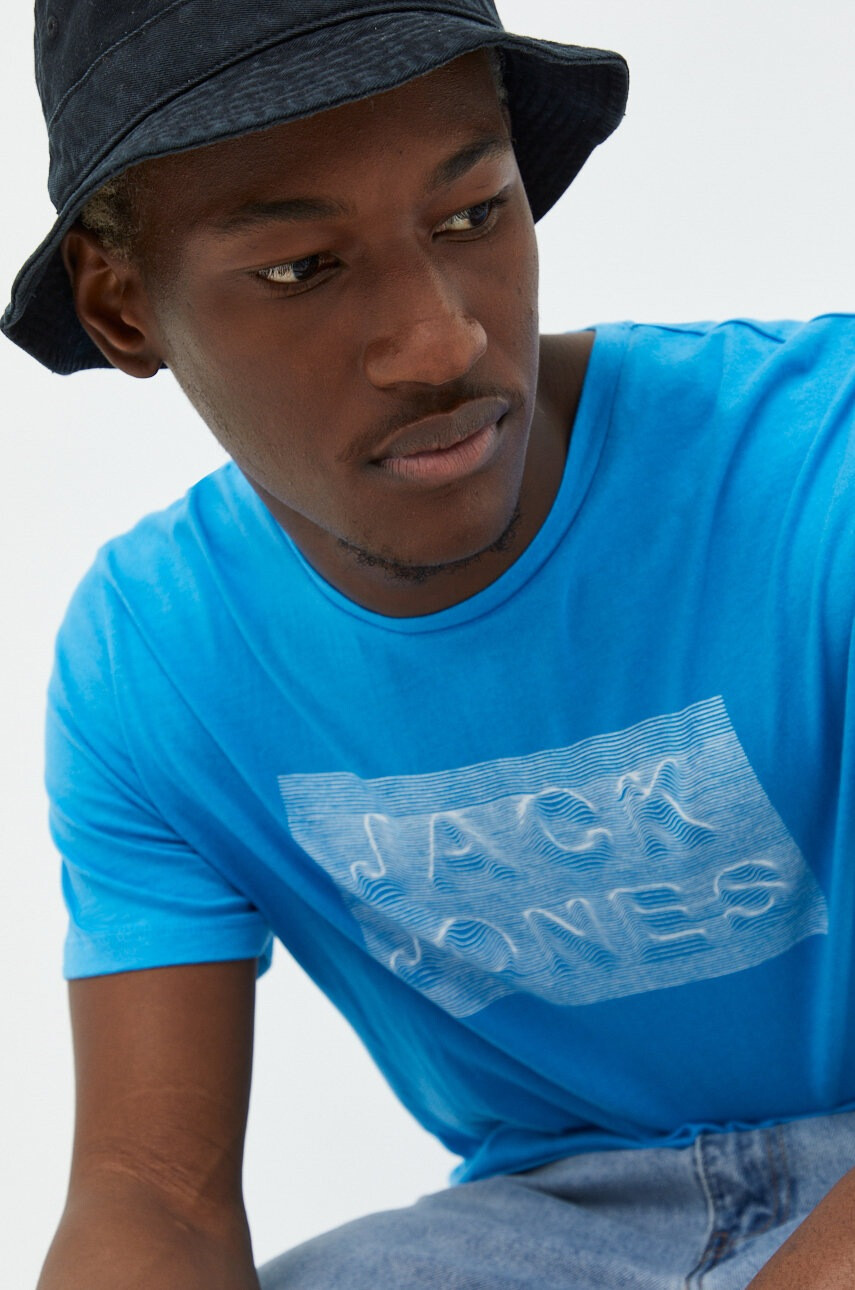 Jack & Jones Памучна тениска - Pepit.bg