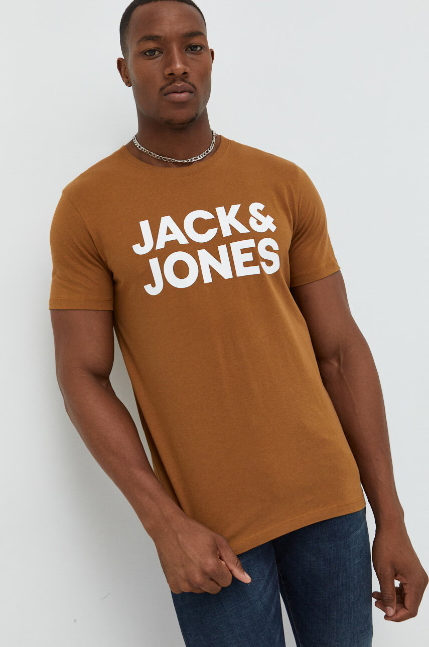 Jack & Jones Памучна тениска - Pepit.bg