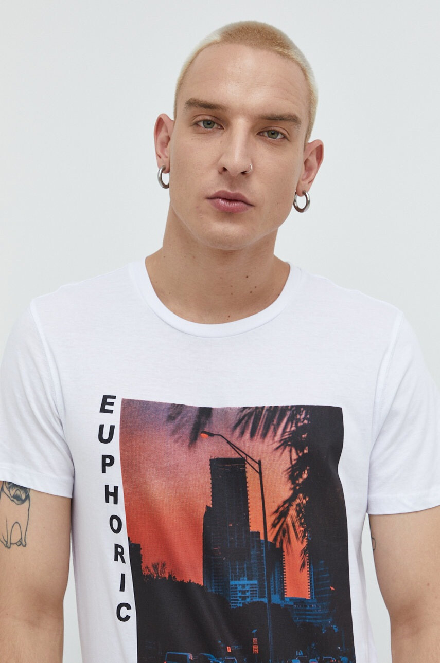 Jack & Jones Памучна тениска - Pepit.bg