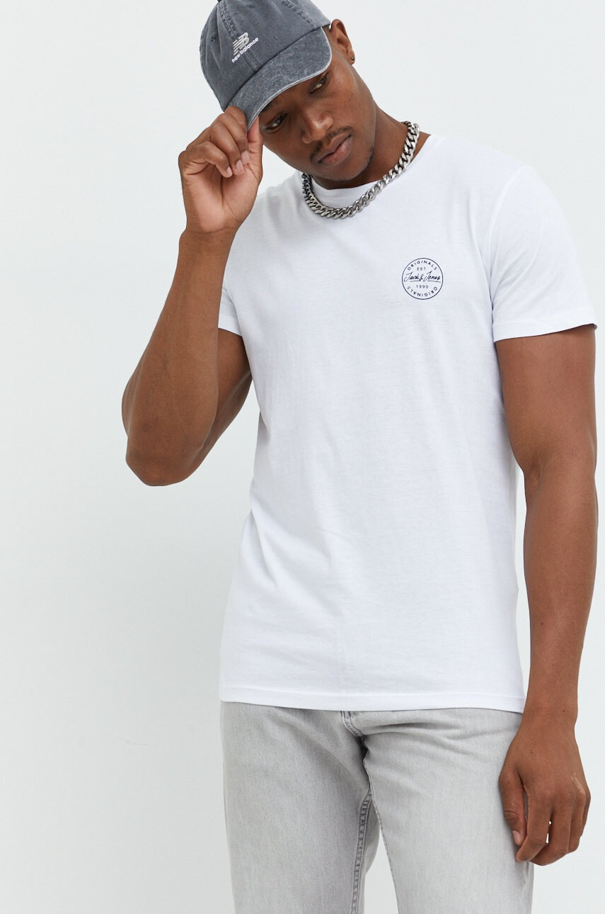Jack & Jones Памучна тениска - Pepit.bg