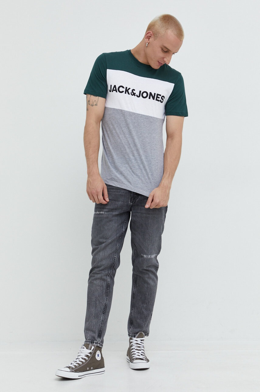 Jack & Jones Памучна тениска - Pepit.bg