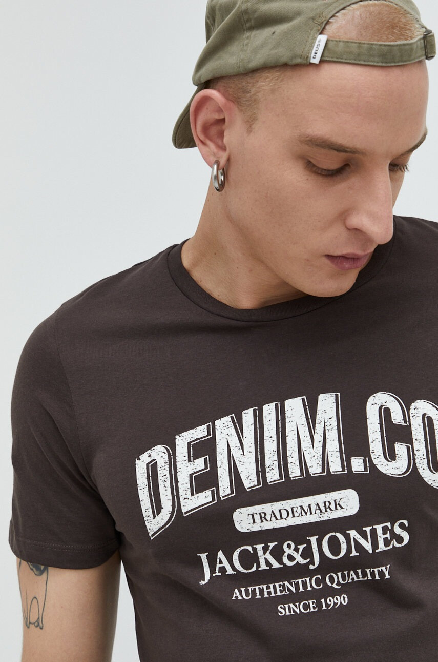 Jack & Jones Памучна тениска - Pepit.bg