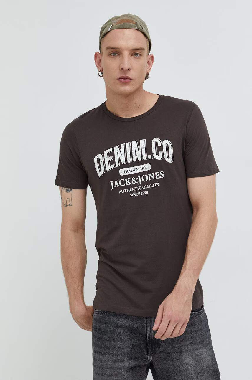 Jack & Jones Памучна тениска - Pepit.bg