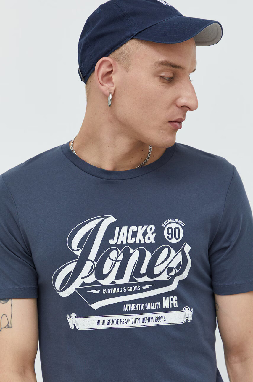 Jack & Jones Памучна тениска - Pepit.bg