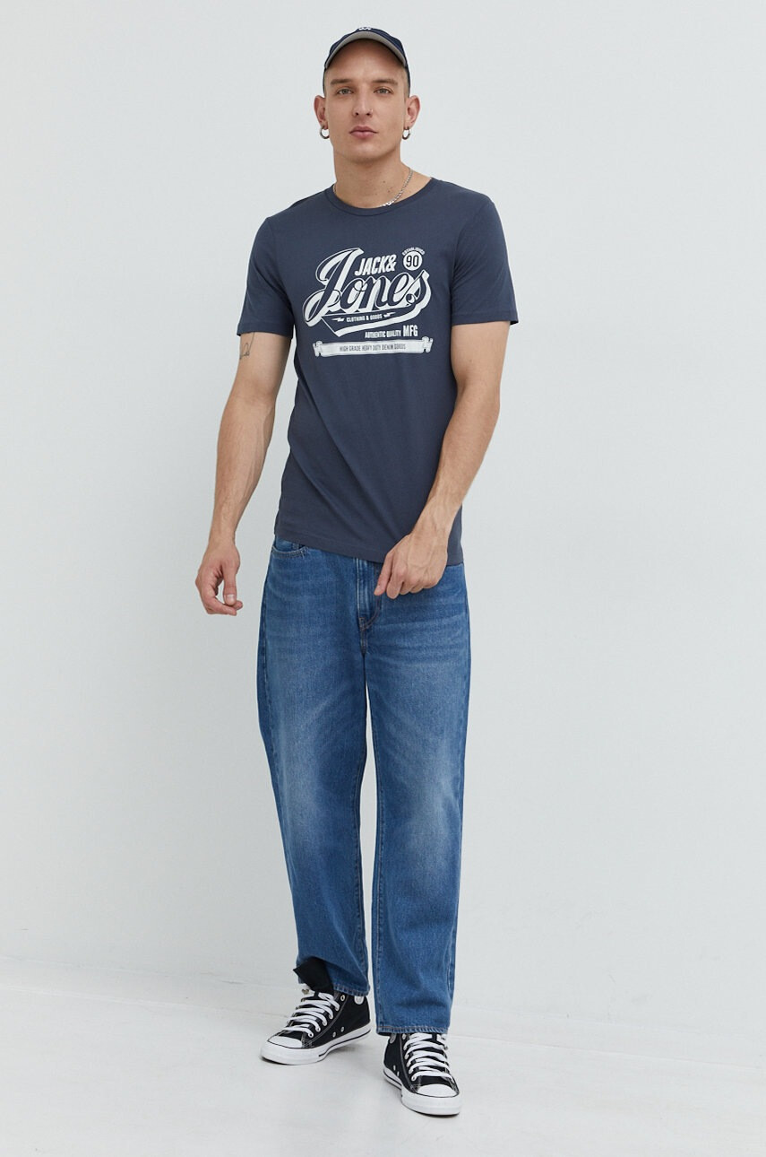 Jack & Jones Памучна тениска - Pepit.bg