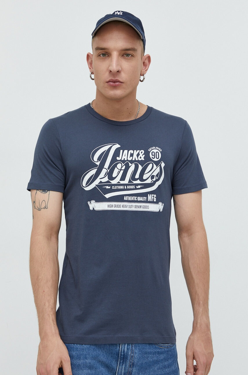 Jack & Jones Памучна тениска - Pepit.bg