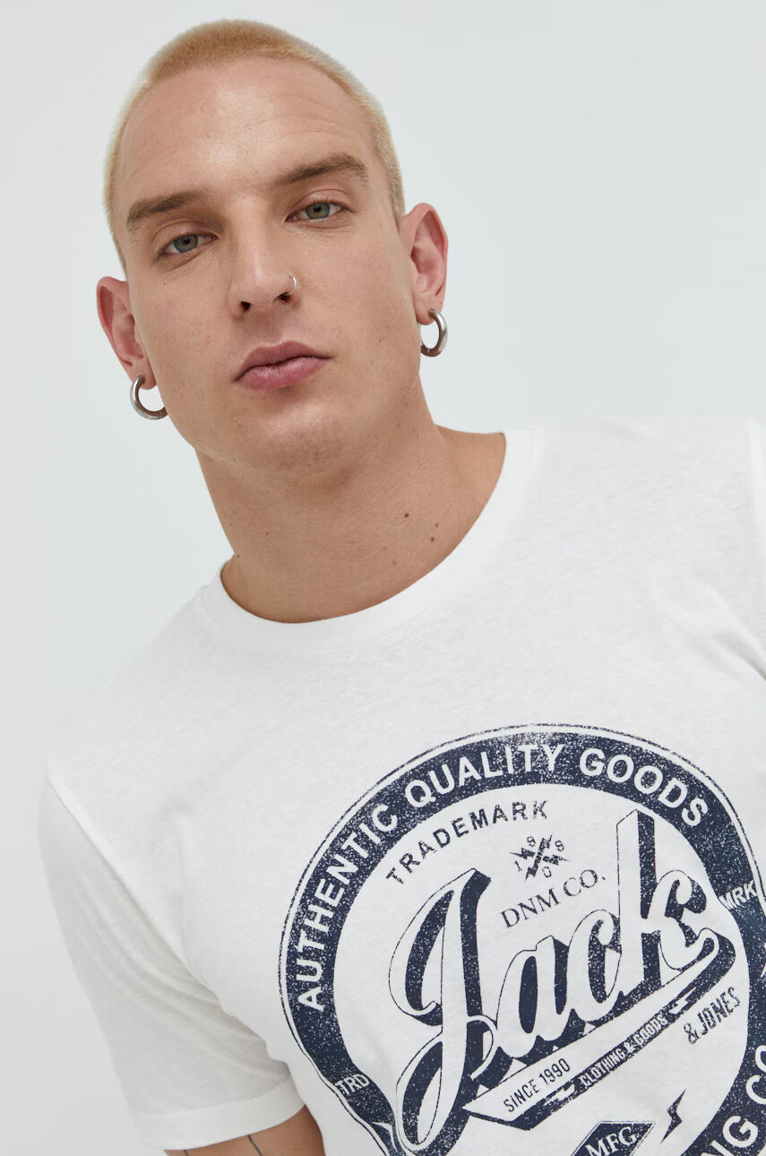 Jack & Jones Памучна тениска - Pepit.bg