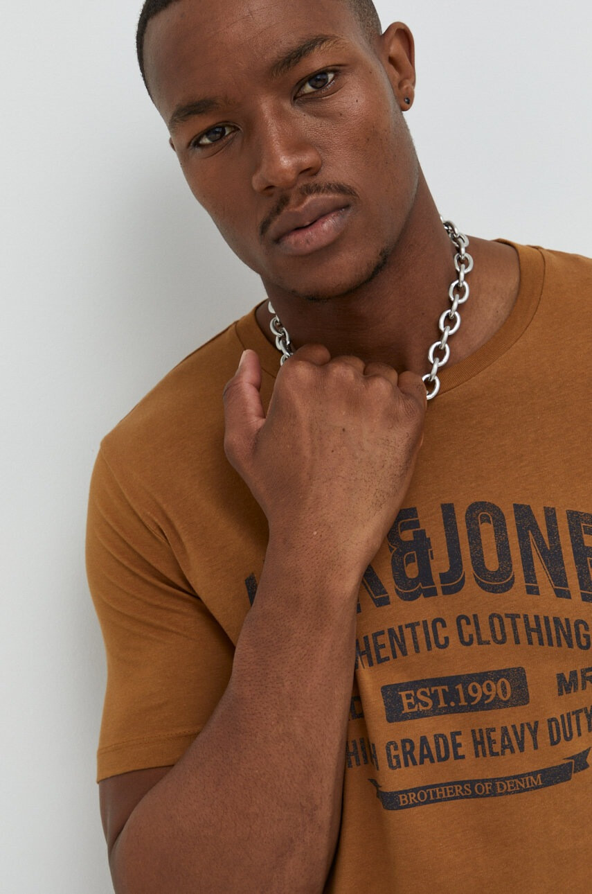Jack & Jones Памучна тениска - Pepit.bg