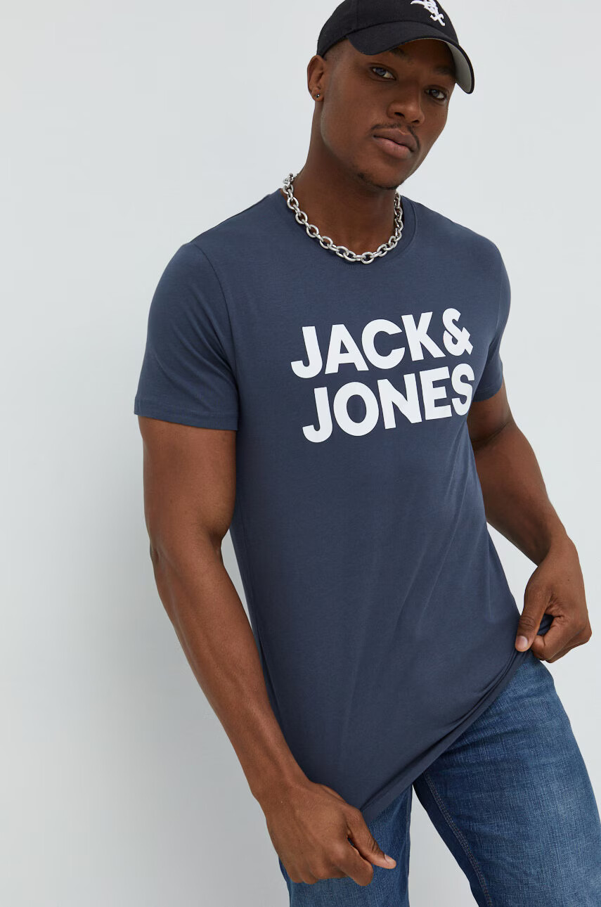 Jack & Jones Памучна тениска - Pepit.bg