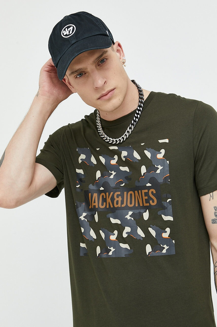 Jack & Jones Памучна тениска - Pepit.bg