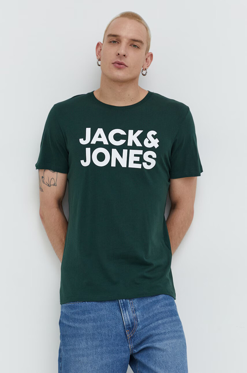 Jack & Jones Памучна тениска - Pepit.bg