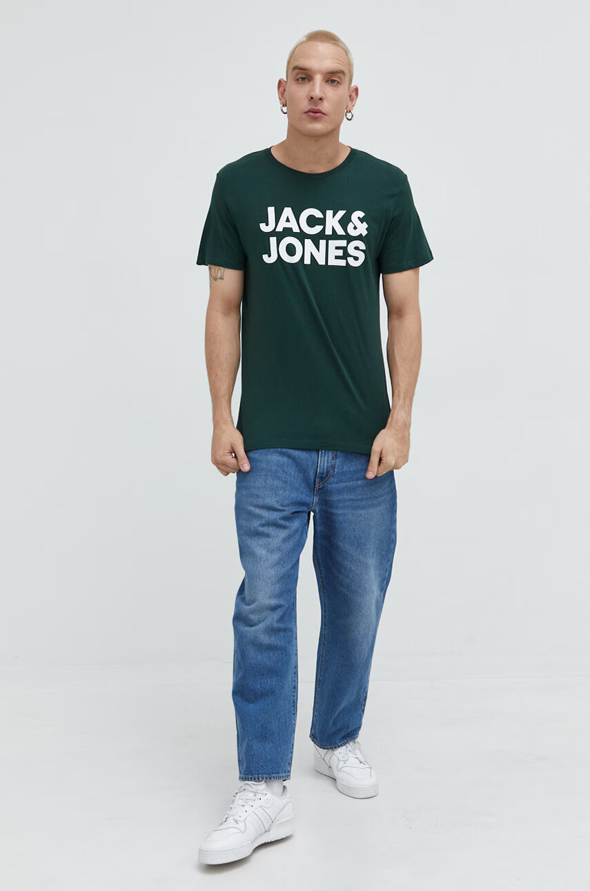 Jack & Jones Памучна тениска - Pepit.bg