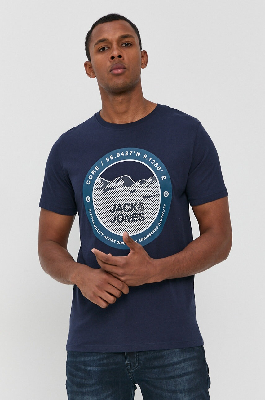 Jack & Jones Памучна тениска - Pepit.bg