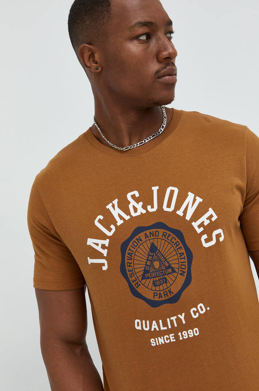 Jack & Jones Памучна тениска - Pepit.bg