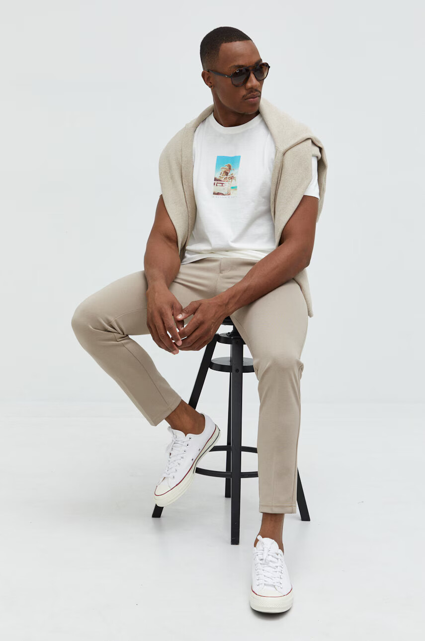 Jack & Jones Памучна тениска - Pepit.bg